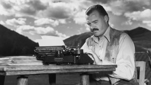 Ernest Hemingway Writing